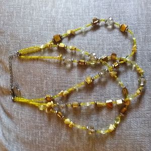 Yellow Stone Necklace